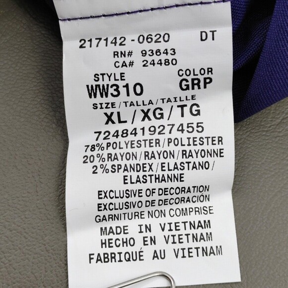 Cherokee Scrub Jacket Womens XL Grape Snap Front Revolution RN Nurse CNA Spa - Picture 4 of 10